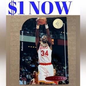 Hakeem Olajuwon 1994/95 Upperdeck Rockets NBA Basketball Cards